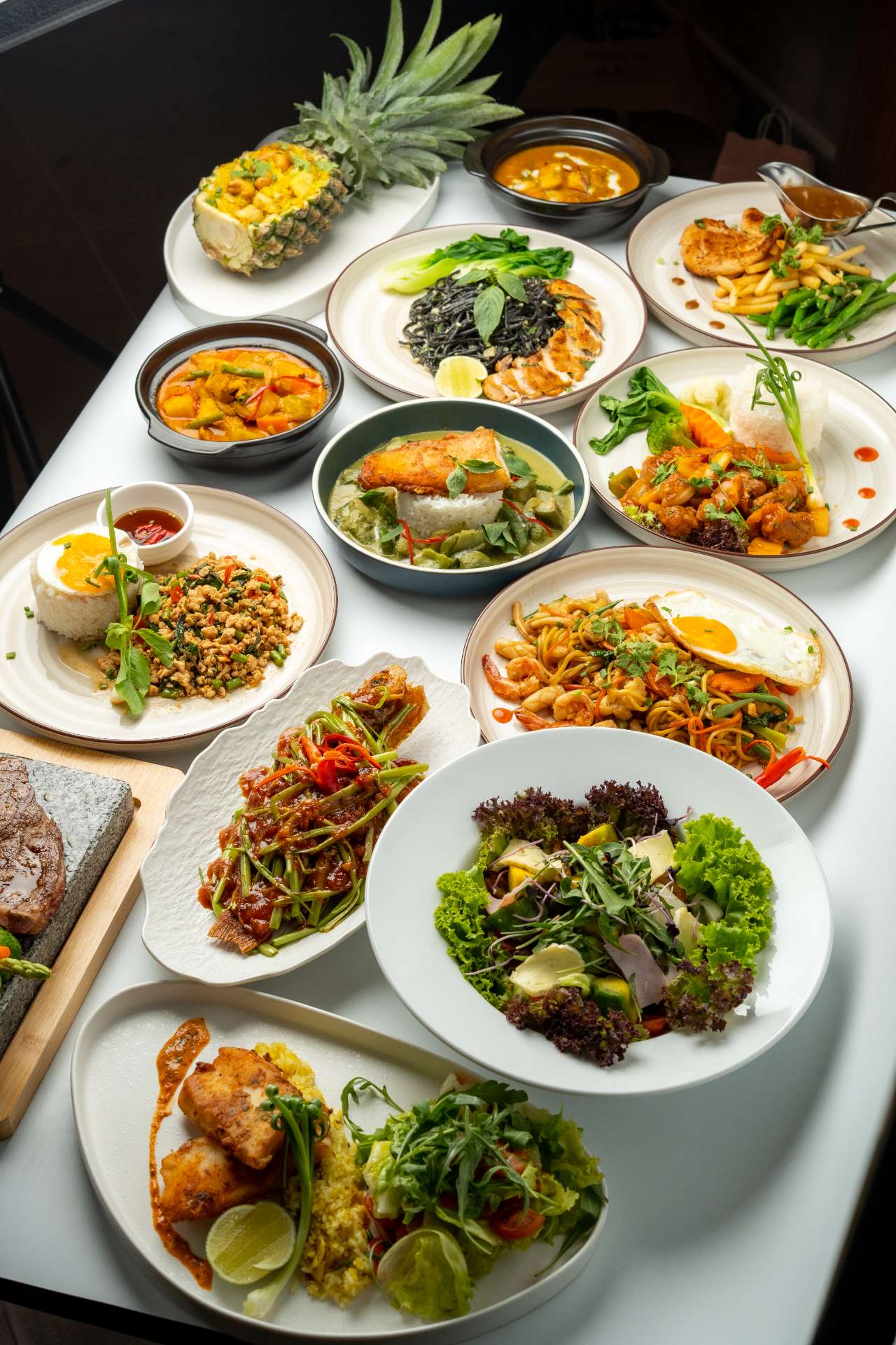 Dish showcase